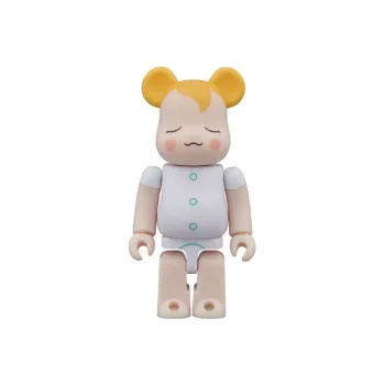 BE@RBRICK Greetings Birth White Hang Tag Box 100%