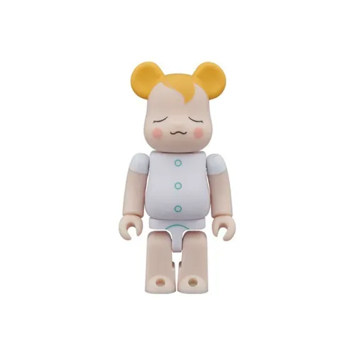 BE@RBRICK Greetings Birth White Hang Tag Box 100%