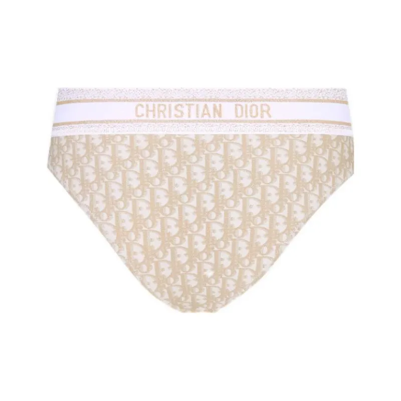 DIOR SS22 Bikini Women's Brown Yellow-1
