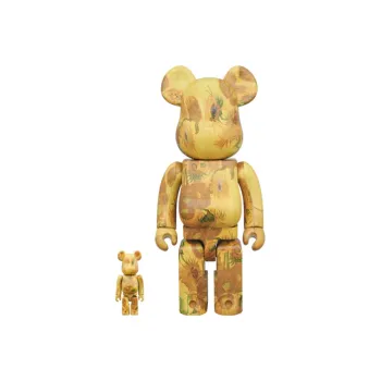 BE@RBRICK Van Gogh Museum Sunflowers Van Gogh Museum, Sunflower Trendy Figures 100%400%