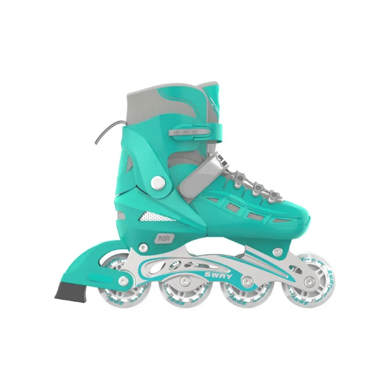 Sway Inline Skates Cherry Blossom Pink/White Green/Black Warrior-10