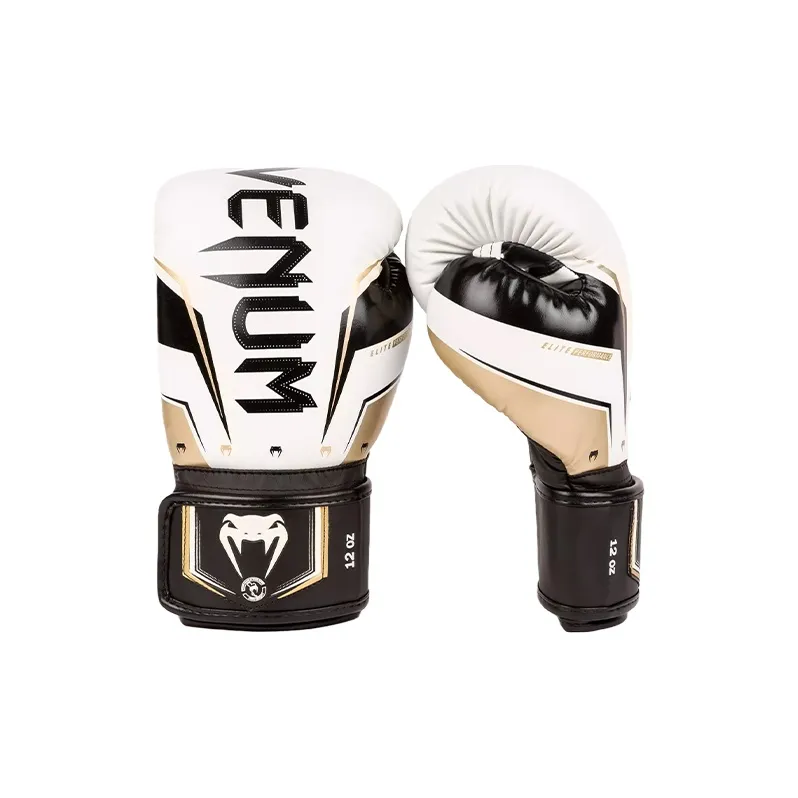 VENUM Boxing Gloves PU Training, Kickboxing, Competition Unisex White-1