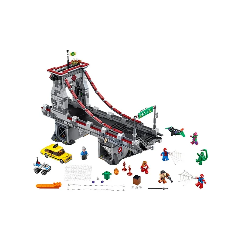 LEGO Marvel Super Heroes Spider Man  Web Warriors Ultimate Bridge Battle Set 76057-1