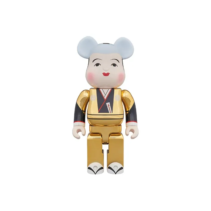 BE@RBRICK Blessing Gold Plated 100% +400% Trendy Figures-2