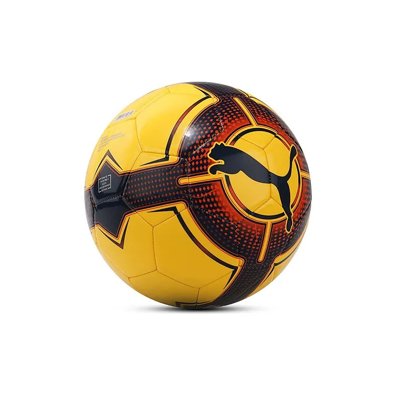 PUMA Size 5 Soccer TPU Machine Stitched Soccer Ball Unisex Yellow Orange Black-1