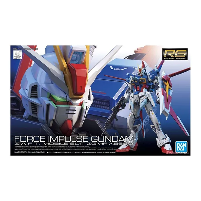 BANDAI RG Impulse Gundam 1/144 Mobile Suit Gundam SEED Destiny ZGMF X56S/α Assault Type, Power Type 13cm Hobby Model-2