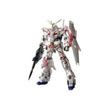 BANDAI Unicorn Gundam Unit 01 MG 1/100 Mobile Suit Gundam UC Unicorn Gundam Ver.Ka Version Electroplated Model Kits