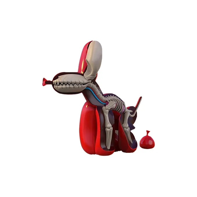 Mighty Jax Popek Whatshisname Balloon Poop Dog Trendy Figures Red-1