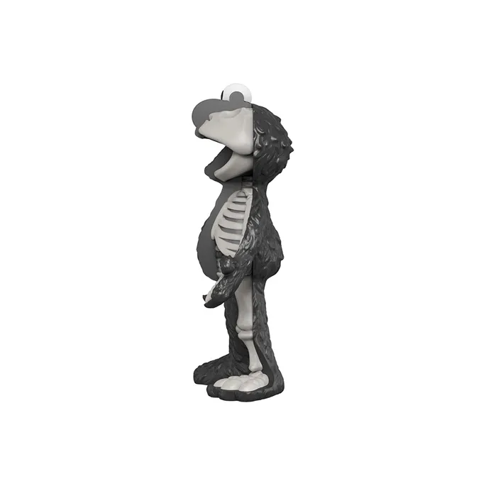 Mighty Jax XXRAY ELMO Sesame Street Semi Anatomy Black Limited Trendy Figures 22cm-4