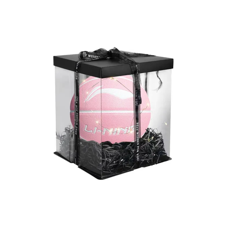 LiNing Badfive PU Basketball Pink Size 7 Training Unisex-29