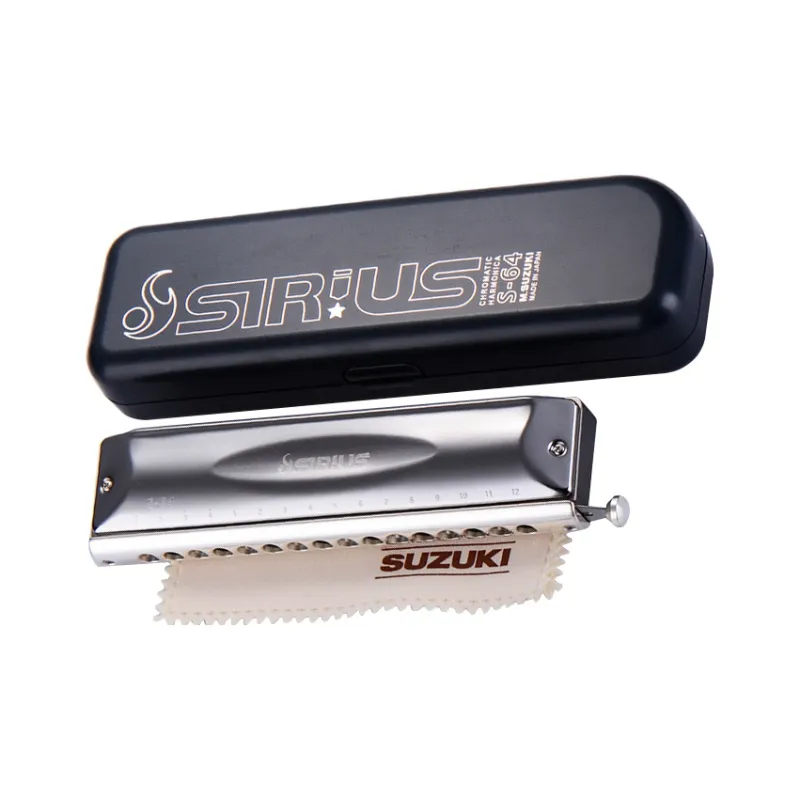 SUZUKI Suzuki Sirius-64C Sirius Collection C Tuning 16-Hole 64-Note Semitone Harmonica-2
