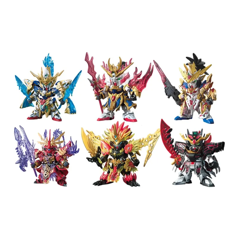BANDAI SD BB Warriors SD Gundam World Sangoku Soketsuden Sun Jian Zhang Fei Liu Bei Dong Zhuo Zhao Yun Lü Bu Model Kits-1