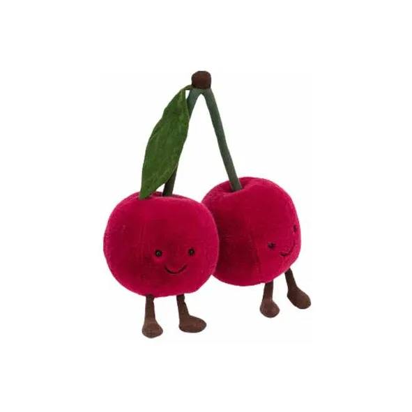 JELLYCAT Fun Plant Collection Fruit Cherry Dolls Plush Doll 22cm Height-2
