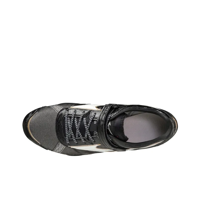 Mizuno Geo AJ C Running Shoes Unisex Low Top Black/White/Gold-2