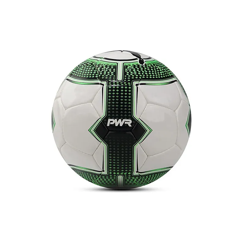 PUMA Size 5 Soccer PU Hand-Stitched Soccer Ball Unisex White Green Black-2