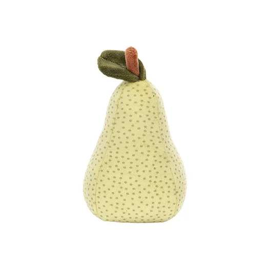 JELLYCAT Fun Food Collection Fruit, The Amazing Pear Dolls Plush Doll 11cm Height-2