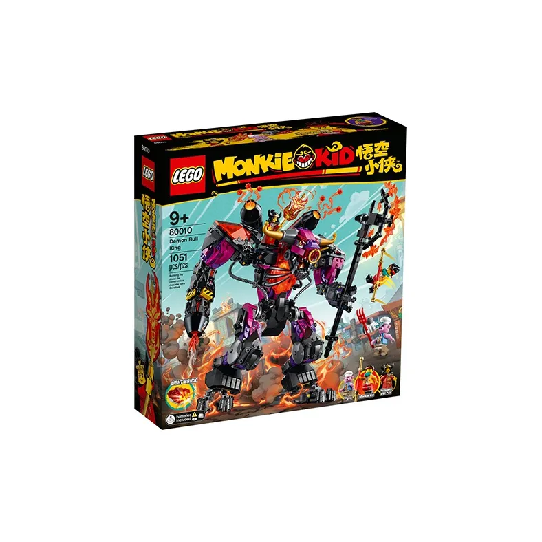 LEGO Monkie Kid Characters Toro King Flame Mecha Limited Edition Building Blocks 80010-3