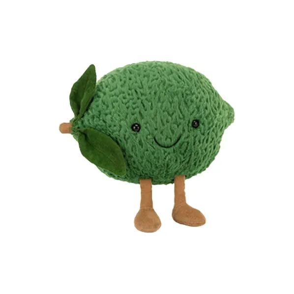 JELLYCAT Fun Food Collection Green Lemon Dolls Plush Doll 15cm Height-2