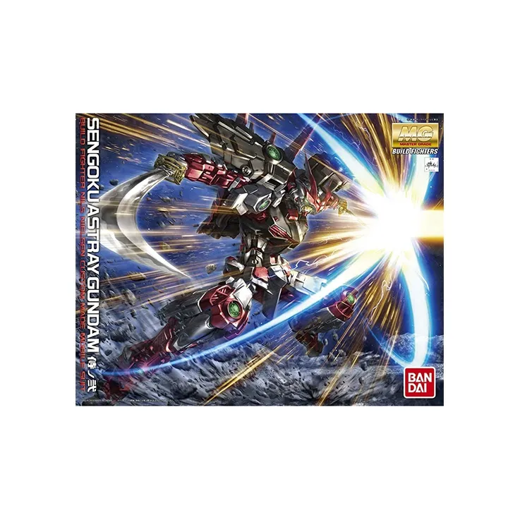 BANDAI MG 1 100 Gundam Build Fighters Warring States Gundam Astray Collection Heretic Watanuki Model Kits 18cm-4