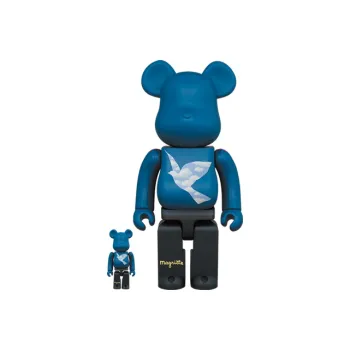 BE@RBRICK René Magritte 'L'oiseau De Ciel 1965/La Belle Societe 1965'