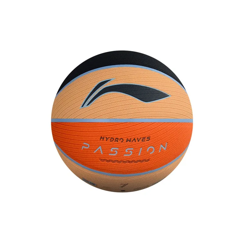 LiNing Badfive PU Basketball Black Orange Size 7 Ball Training Unisex-0
