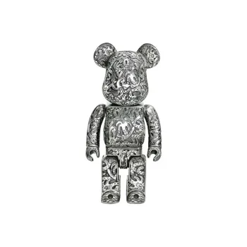 BE@RBRICK X Steven Harrington X Action City X Royal Selangor Metal Silver