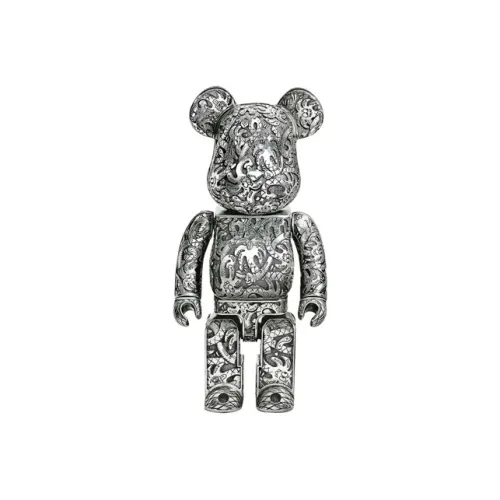 BE@RBRICK X Steven Harrington X Action City X Royal Selangor Metal Silver