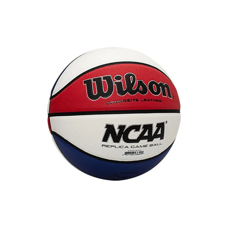 Wilson NCAA Collection WTB0927IB07CN PU Basketball Red White Blue Size 7 Training Unisex-4