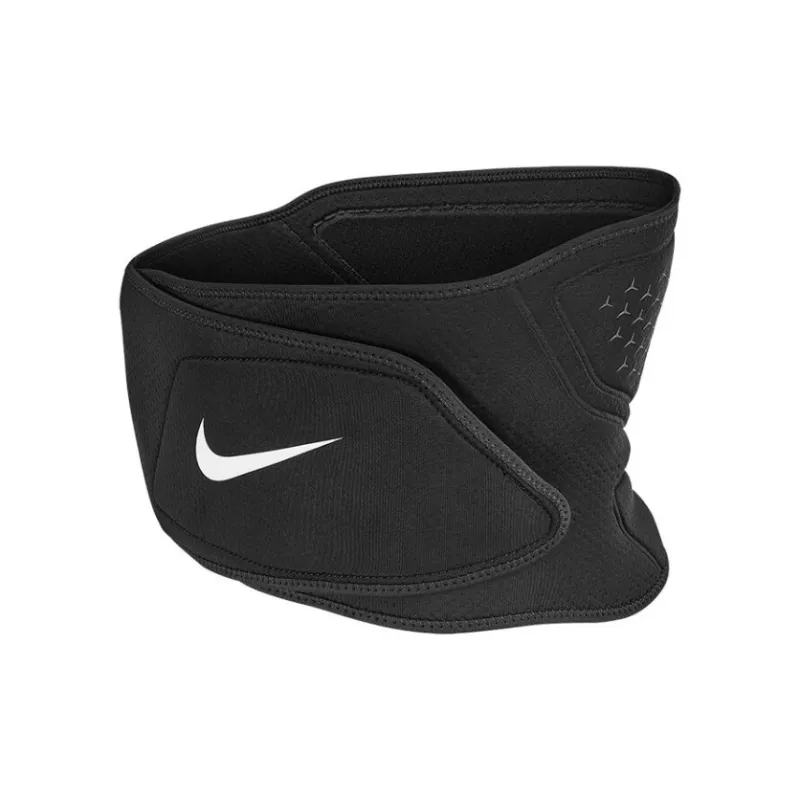 Nike Back Support Braces Breathable Protective Compression Warm Black Polyester Nylon Men's-4