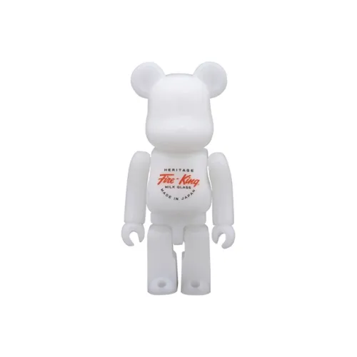 BE@RBRICK Fire King White Hang Tag Box 100%