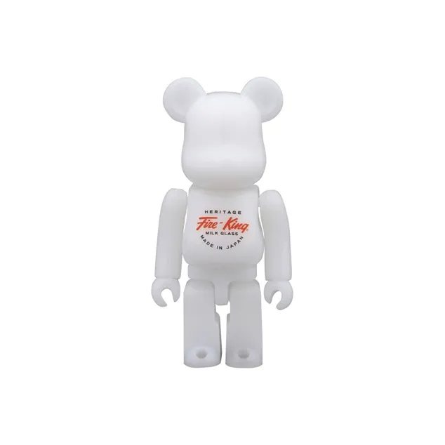 BE@RBRICK Fire King White Hang Tag Box 100%-0