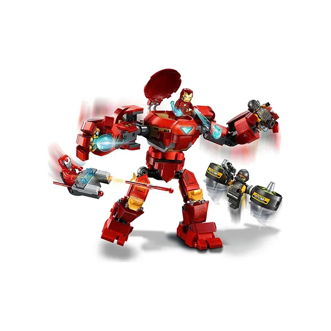 LEGO Super Hero Collection A.I.M. Agent Marvel, Iron Man Hulkbuster Battle Building Blocks 76164-1