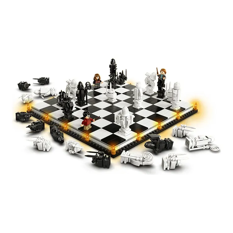 LEGO Harry Potter Collection Hogwarts Wizard Chess Harry Potter Characters Building Blocks 76392-2