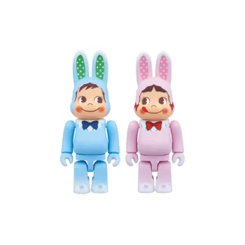 BE@RBRICK Rabbrick Costume Peko chan & Poko chan Of 2