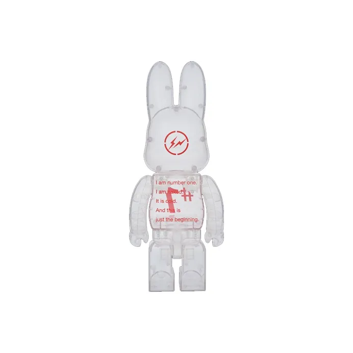 BE@RBRICK Rabbrick Fragment Clear Red-1