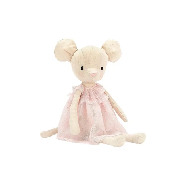 JELLYCAT Forest Animal Collection Crimson Cheeked Julie Mouse Dolls Plush Doll 30cm Height-1
