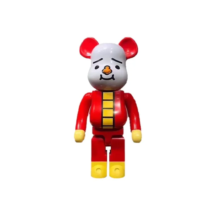 BE@RBRICK Tofu Person 2 Pack Set Trendy Figures Red Blue 28cm/70cm-1