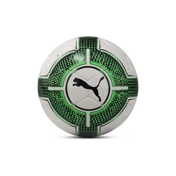 PUMA Size 5 Soccer PU Hand-Stitched Soccer Ball Unisex White Green Black