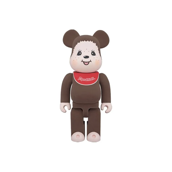 BE@RBRICK Monchhichi 42nd Birthday Brown-1