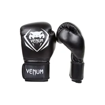 VENUM Boxing Gloves Sanda Unisex Fully Enclosed Black White