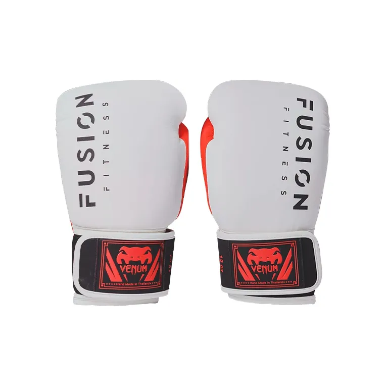 VENUM Boxing Gloves PU Competition Unisex White-1