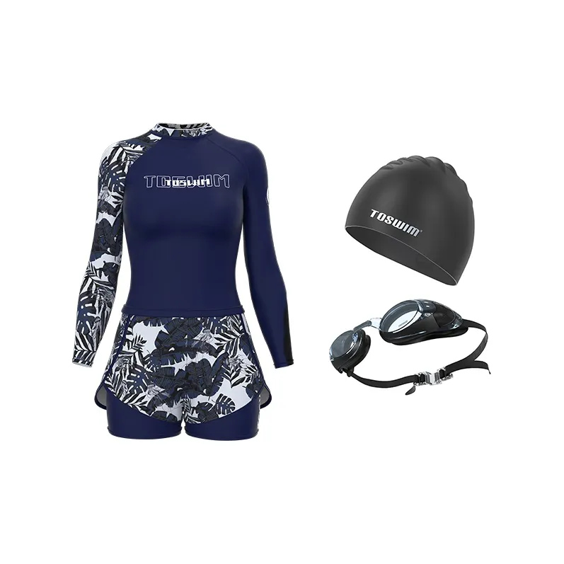 TOSWIM Swimming Sets Polyamide Elastane Surfing Swimming Pool Women's S M L XL 2XL 3XL-1