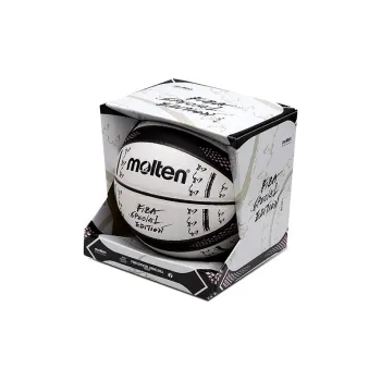 Molten PU Basketball White Size 7 Ball Competition Unisex