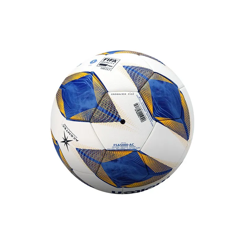 Molten Size 5 Soccer PU Seamless Thermal bonding Unisex Blue White-3