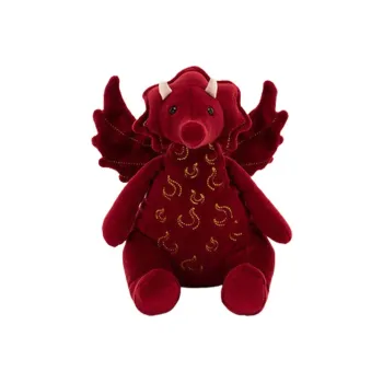 JELLYCAT Mythical Animal Collection Gemstone Red Dragon Dolls Plush Doll 19cm Height