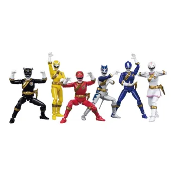 BANDAI PB Limited SHODO Set Beast King Gaoranger 6 Piece Set Model Kits 10cm