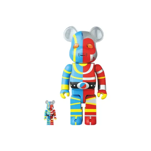 BE@RBRICK Android Kikaider Red/Blue