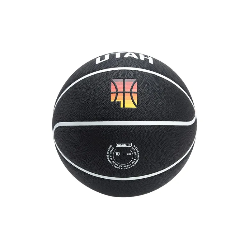 Wilson x NBA PU Basketball Black Pink Size 7 Training Unisex-4