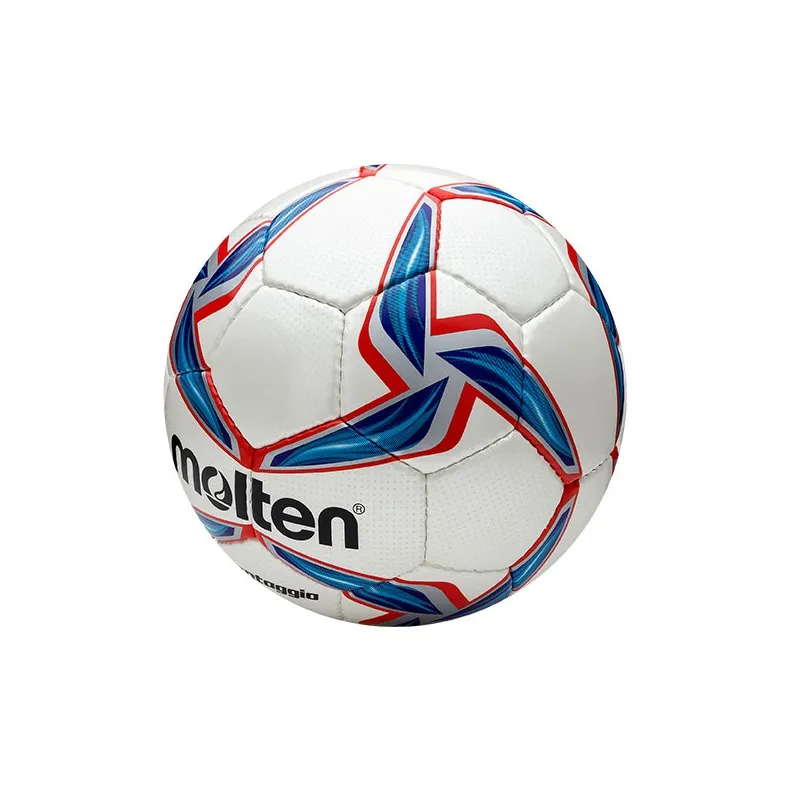 Molten Size 4 Ball Soccer PU Hand Stitched Soccer Ball Unisex White-3