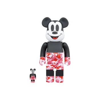 BE@RBRICK x BAPR 400%100% Mickey MOUSE Trendy Figures 7cm/28cm